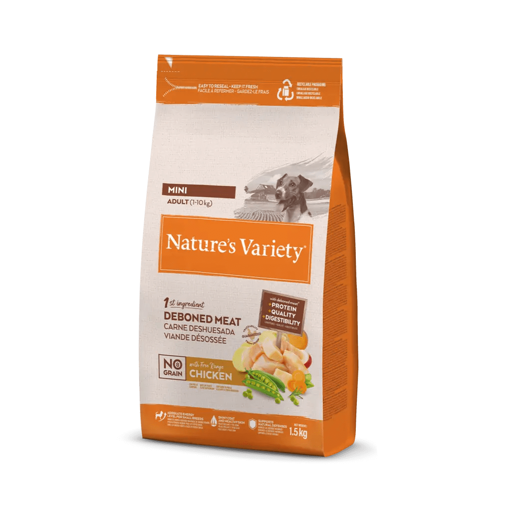 Natures Variety Dog - No Grain Mini Adult Chicken 1.5kg