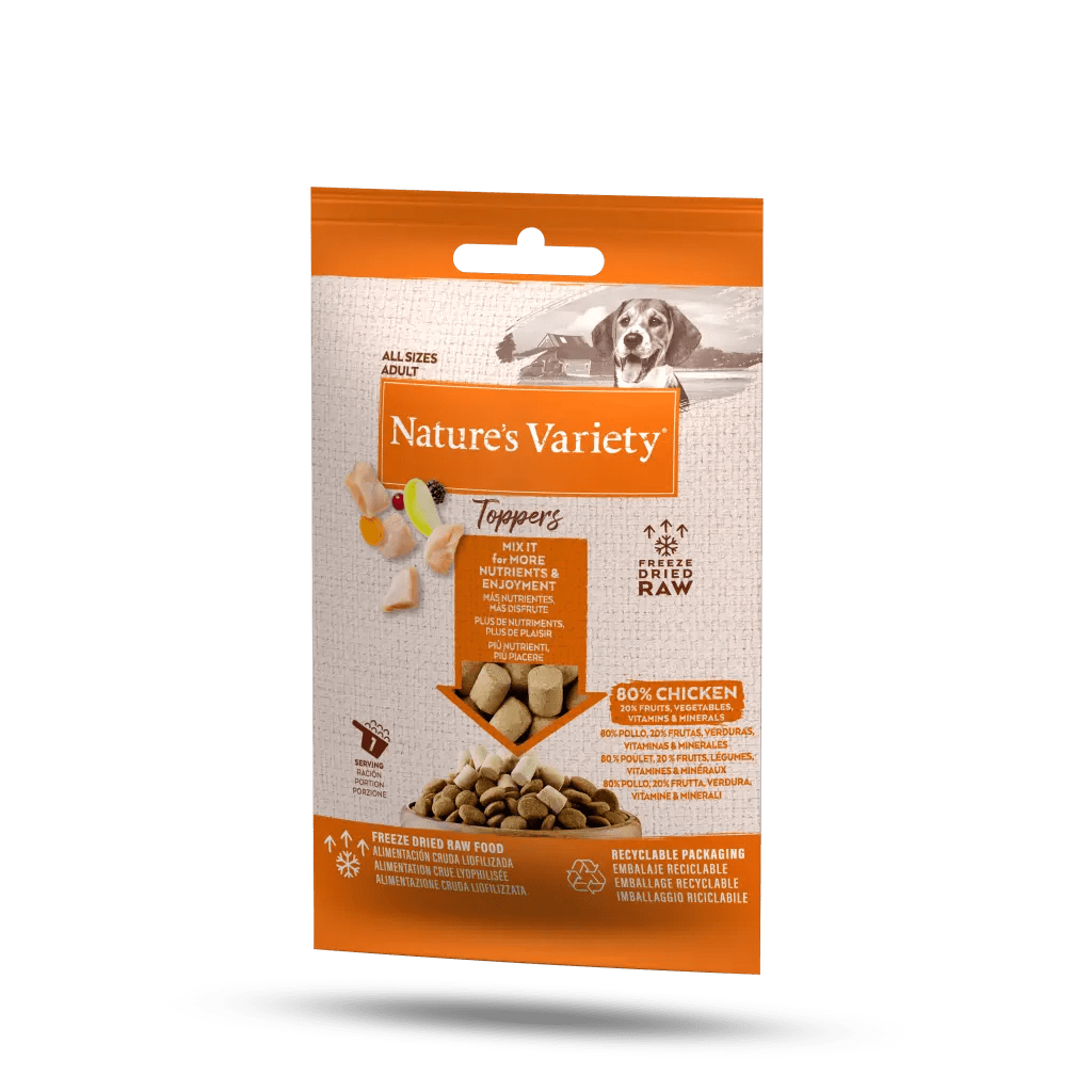 Natures Variety Dog - Complete Freeze Dried Food Chicken Toppers 15g