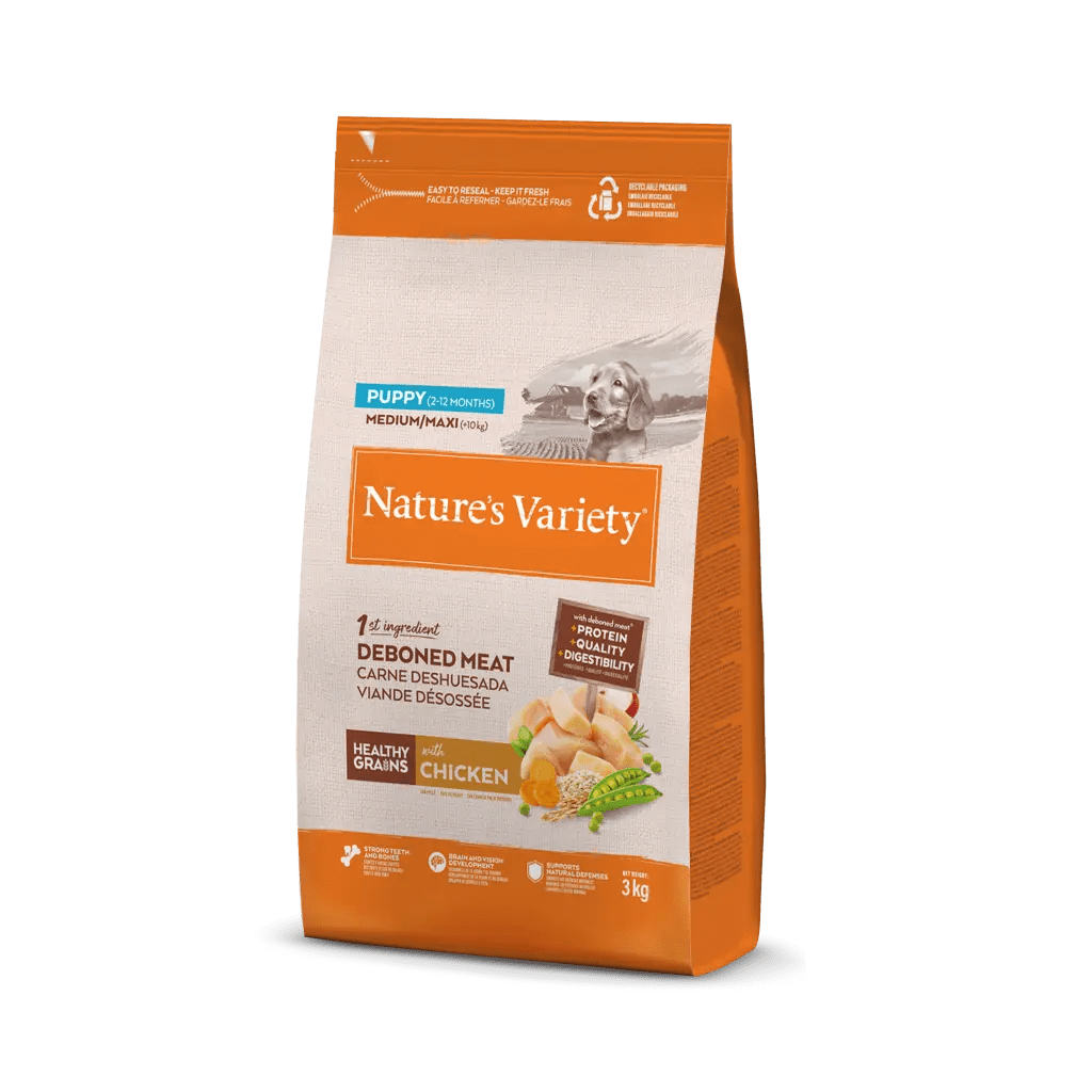 Natures Variety Dog - Healthy Grains Puppy Medium/Maxi Chicken 3kg