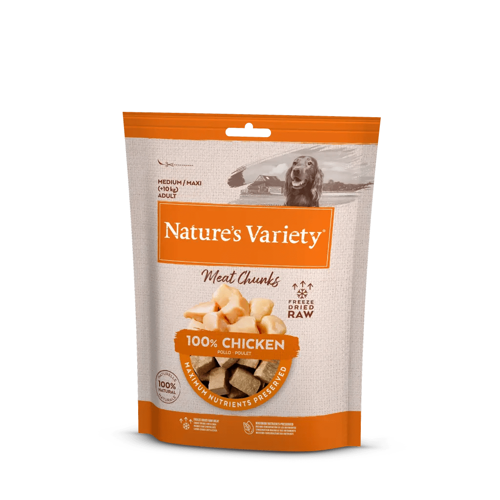 Natures Variety Dog - Freeze Dried Meat Chunks Chicken 50g