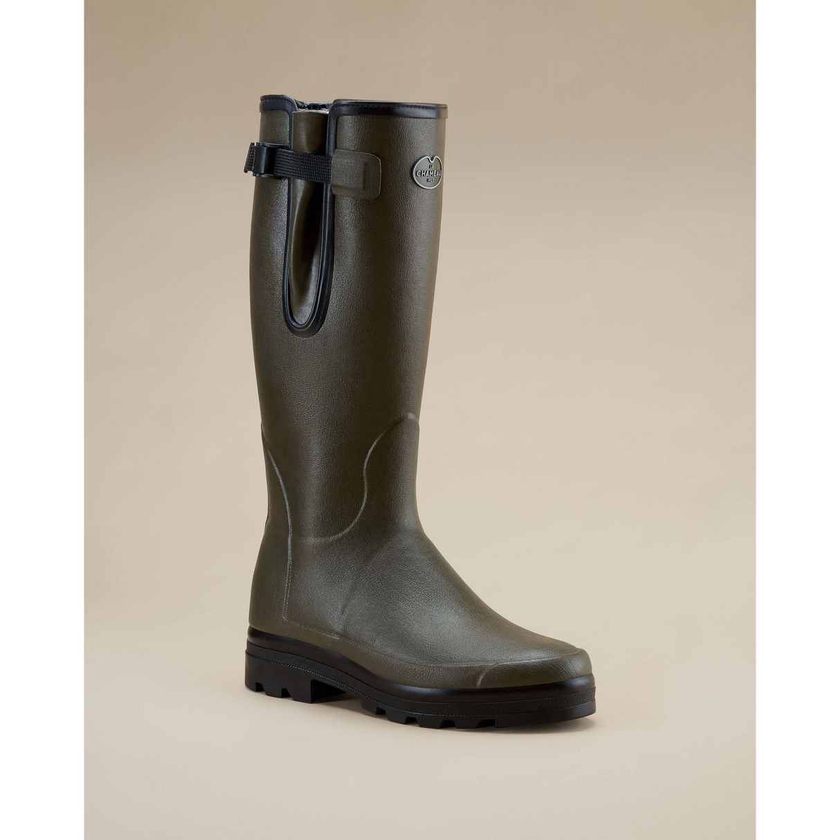 Le Chameau Mens Vierzonord M Wellies Vert Chameau / Black