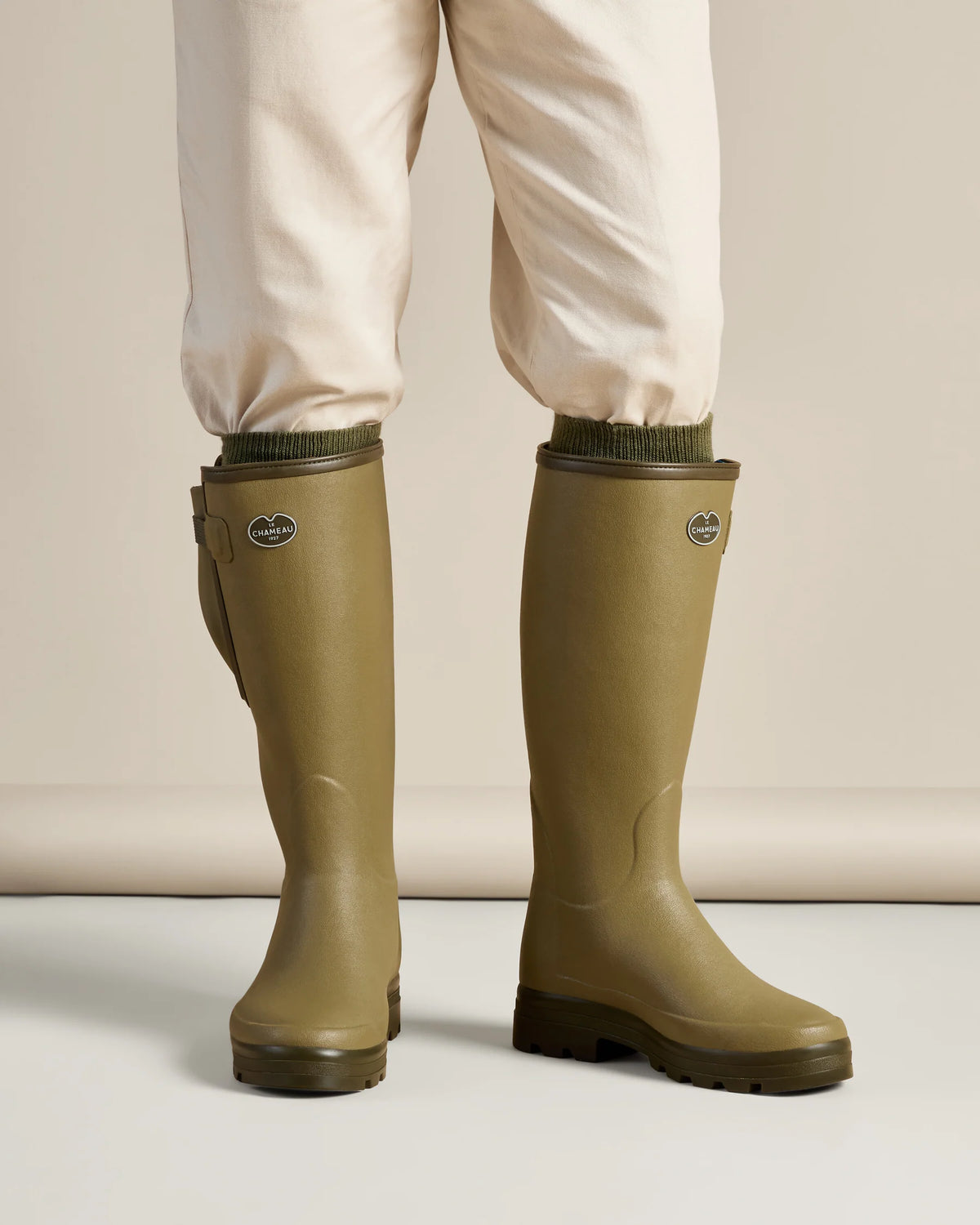 Le Chameau Mens Vierzonord M Wellies Vert Vierzon