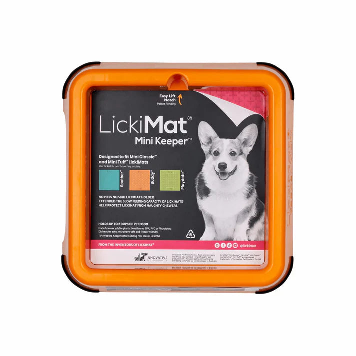 LickiMat Mini Keeper Orange