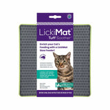 LickiMat Tuff Soother Green Cat