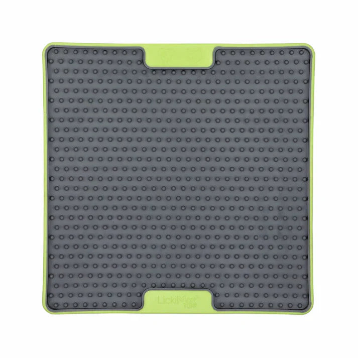 LickiMat Tuff Soother Green Cat
