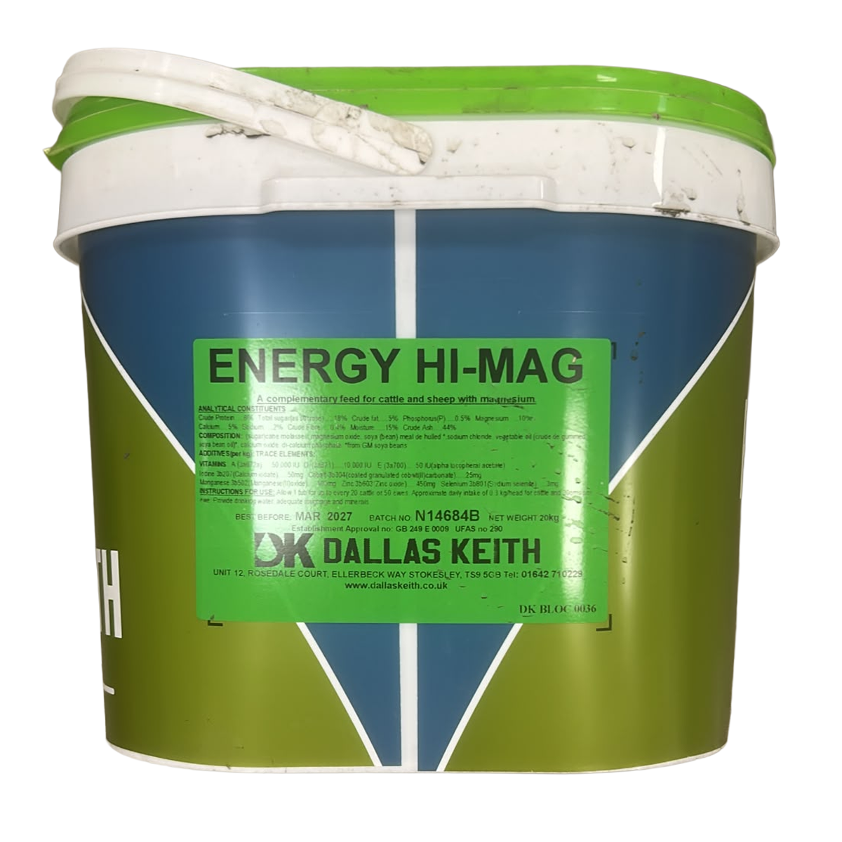 Dallas Keith Block Energy Hi-Mag Feed Block 20kg