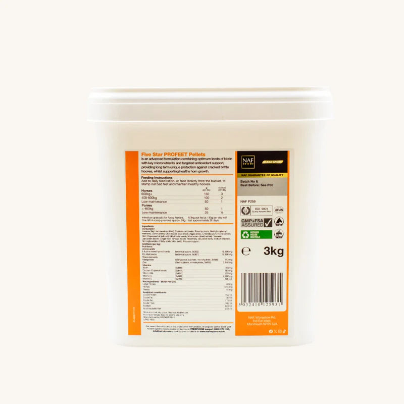 NAF PROFeet Pellets 3kg