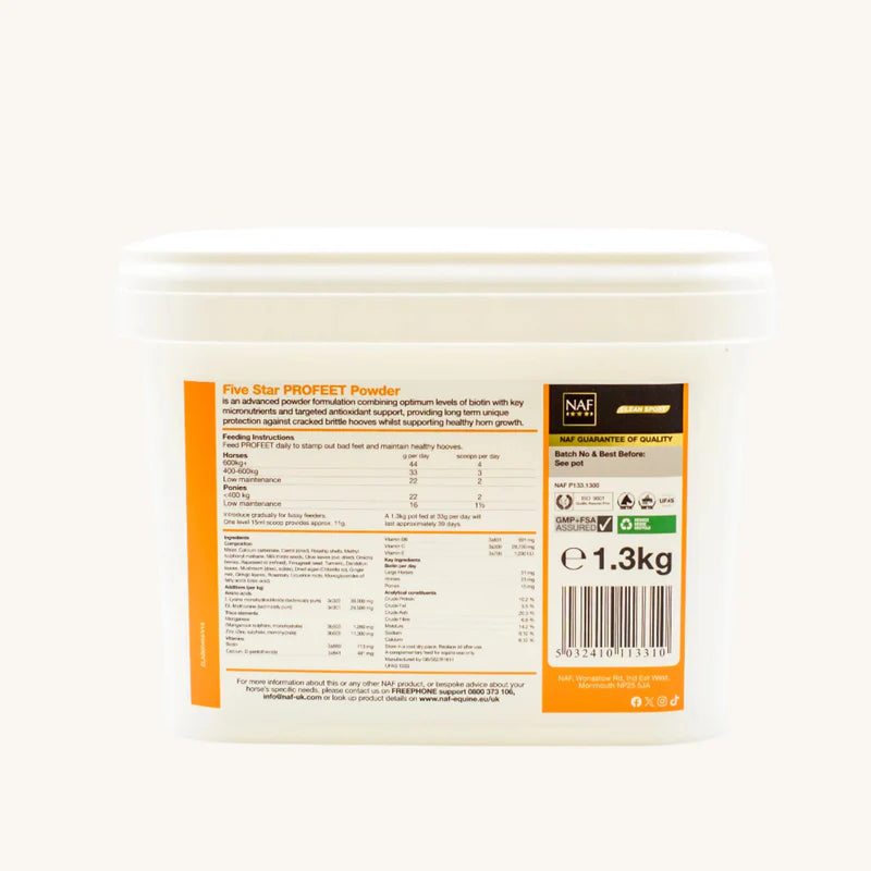 NAF PROFeet Powder 1.3kg