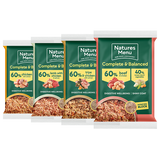 Natures Menu Dog - Complete & Balanced 60/40 Meat Selection Block Multipack 12x300g