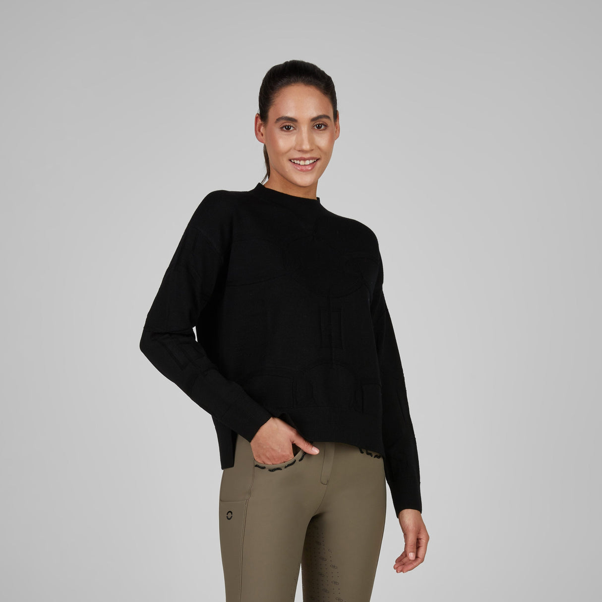 Pikeur Knitted Pullover 8286 Selection Black