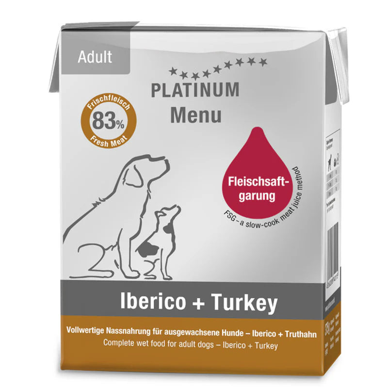 Platinum Dog - Adult Iberico & Turkey 375g
