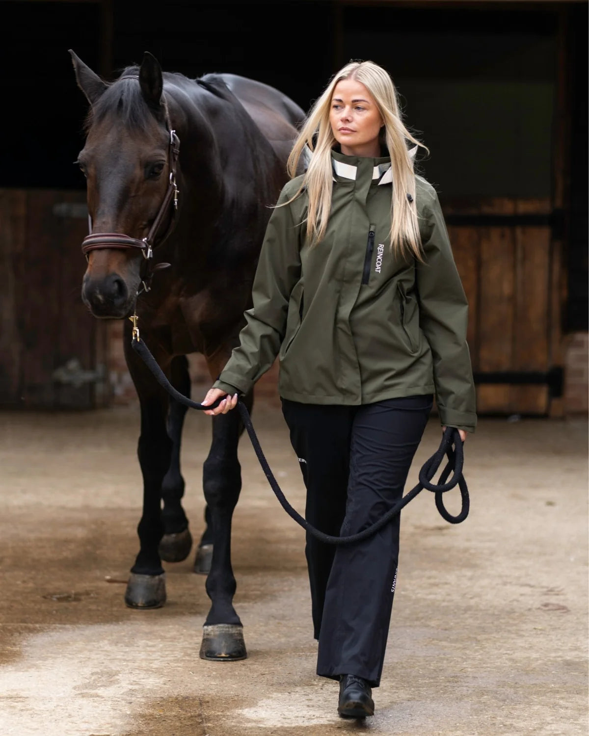 Equicoat Reincoat Air Adults Olive