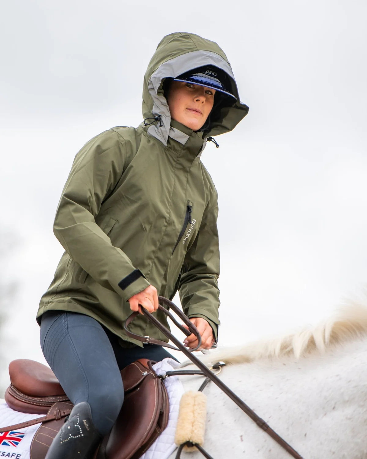 Equicoat Reincoat Air Adults Olive