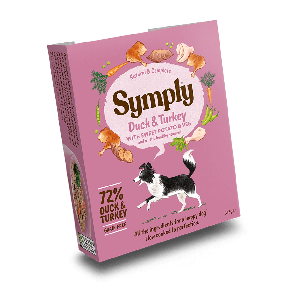 Symply Dog - Grain Free Adult Duck & Turkey With Sweet Potato & Veg 395g