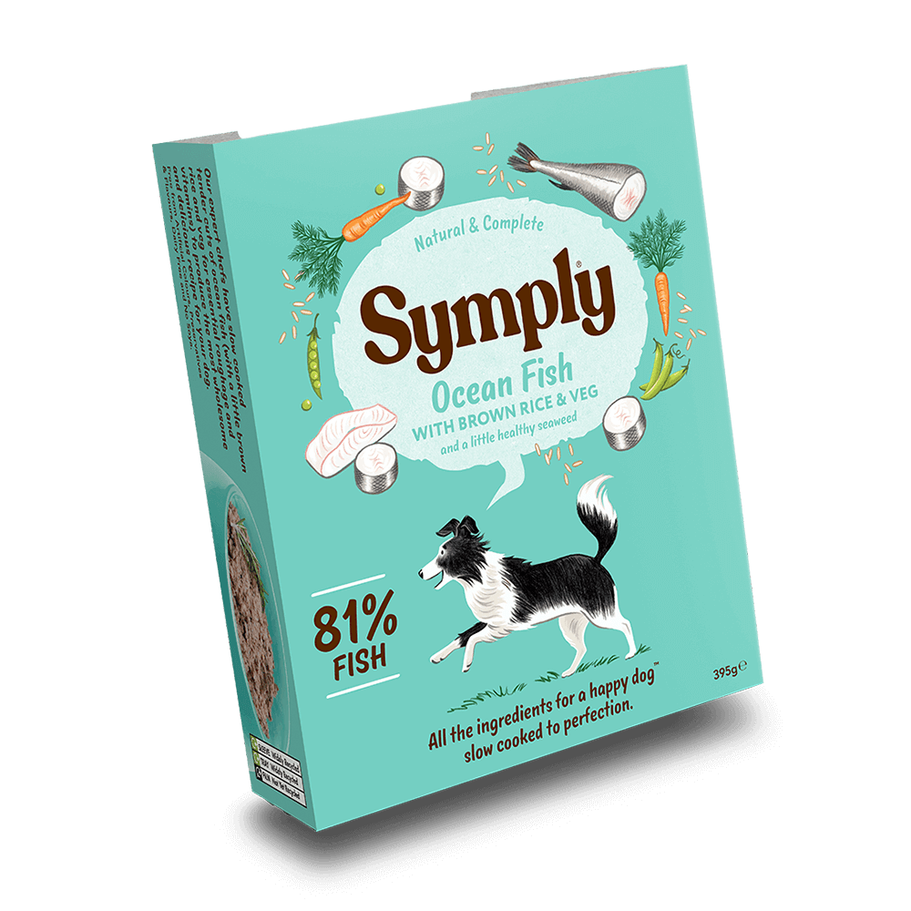Symply Dog - Ocean Fish With Brown Rice & Veg 395g
