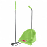 Red Gorilla Tidee Manure Skip With Rake