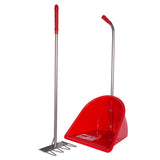 Red Gorilla Tidee Manure Skip With Rake