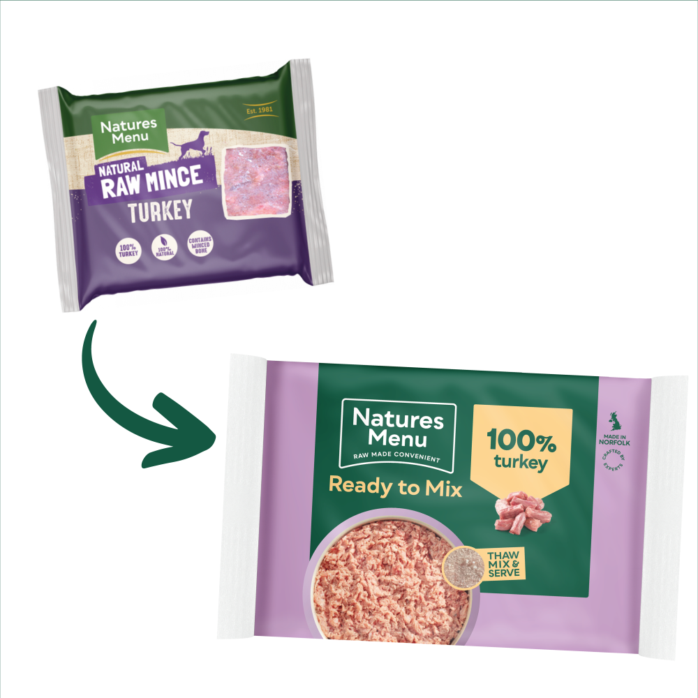 Natures Menu Dog - Frozen Just Mince Turkey 400g