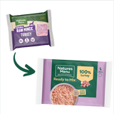 Natures Menu Dog - Frozen Just Mince Turkey 400g