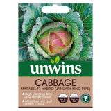 Unwins Cabbage Marabel F1 Hybrind (January King Type)