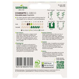 Unwins Courgette El Greco