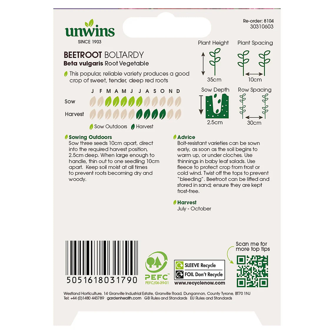 Unwins Beetroot Boltardy