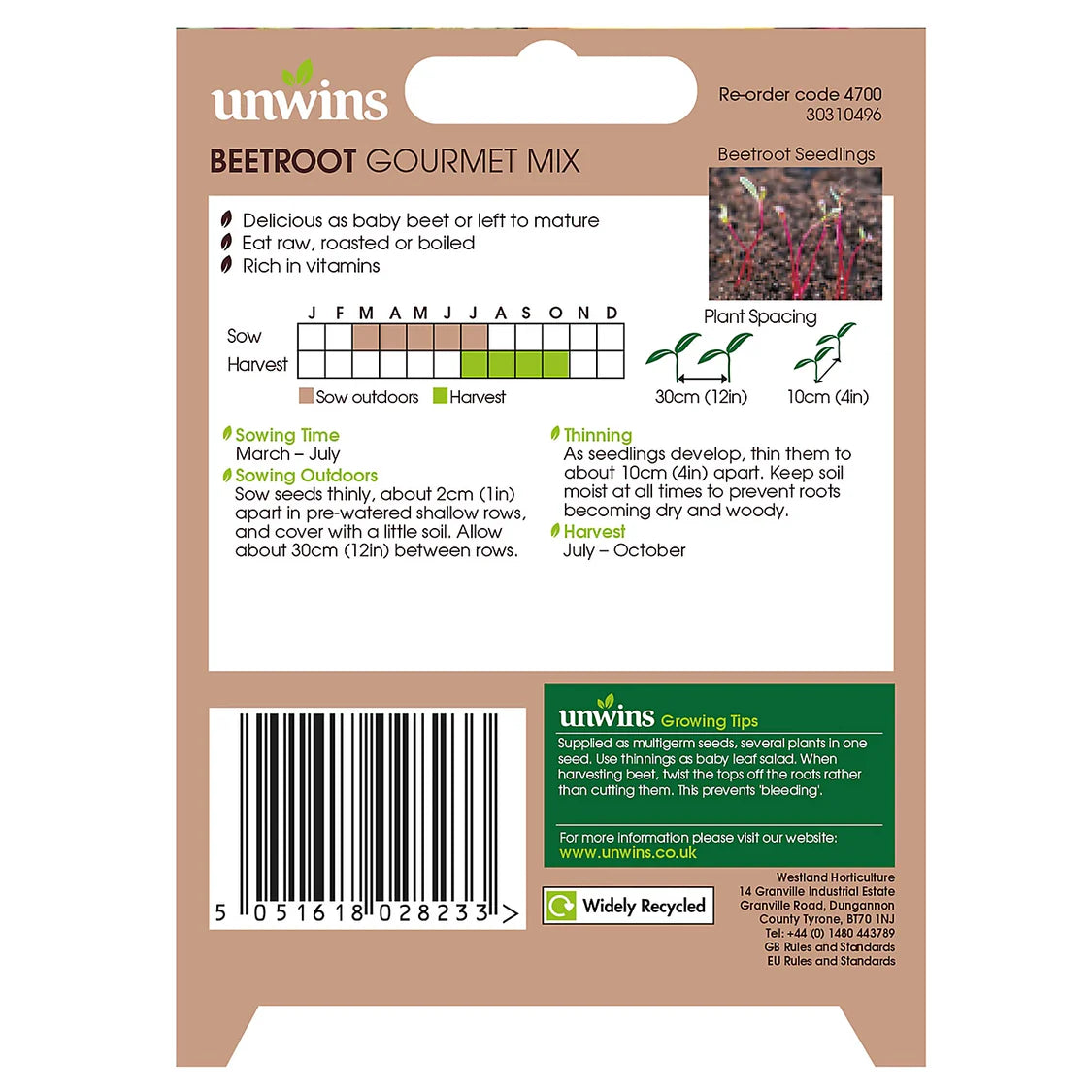 Unwins Beetroot Gourmet Mix