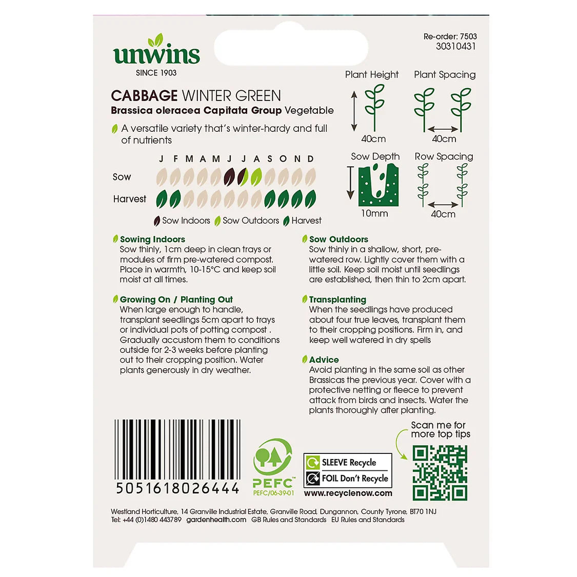 Unwins Cabbage Winter Special