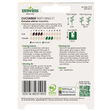 Unwins Cucumber Tasty King F1