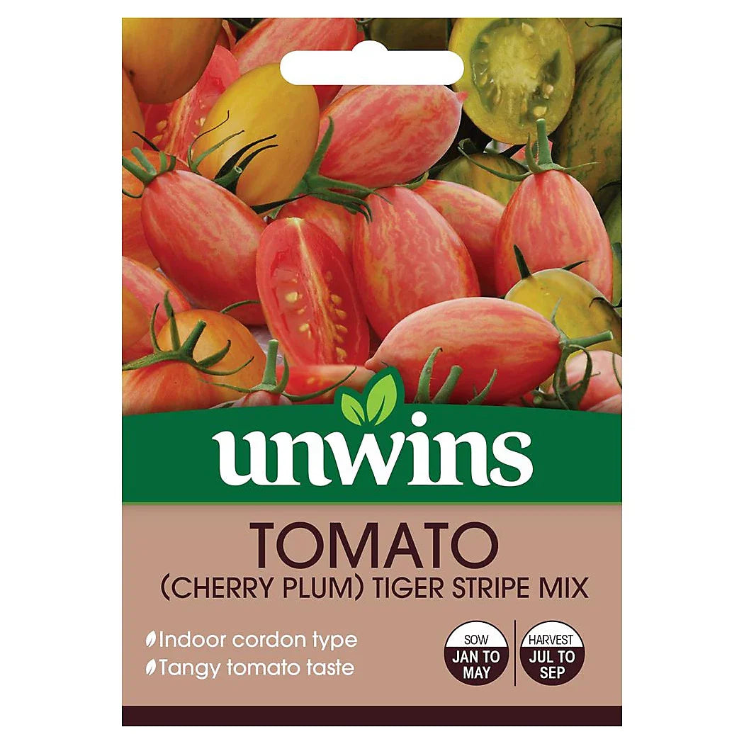 Unwins Tomato (Cherry Plum) Tiger Stripe Mix