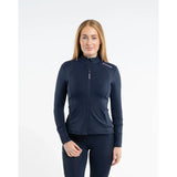 EQUIDRY Women's Water Repellent Zip Up Top Navy / Pink