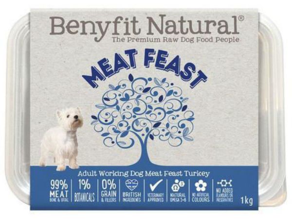 Picture of Benyfit Dog - Natural Meat Feast Turkey 1kg