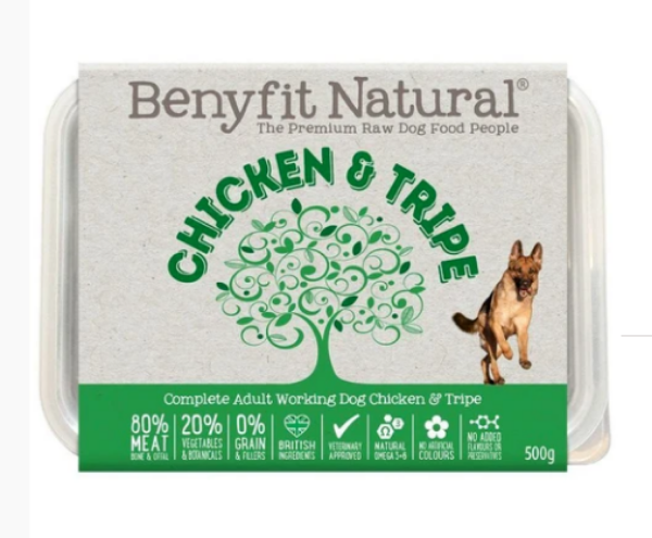 Picture of Benyfit Dog - Natural Chicken & Tripe 500g