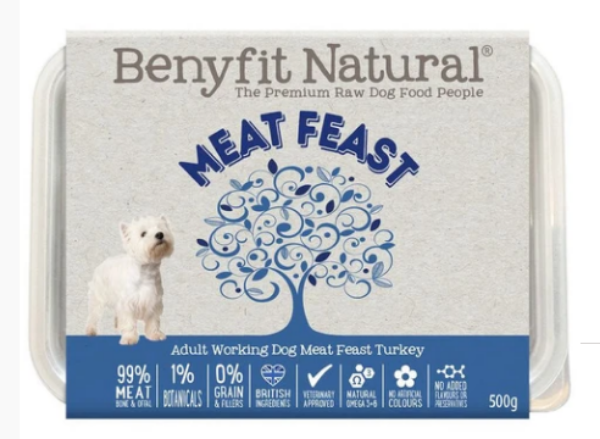 Picture of Benyfit Dog - Natural Meat Feast Turkey 500g