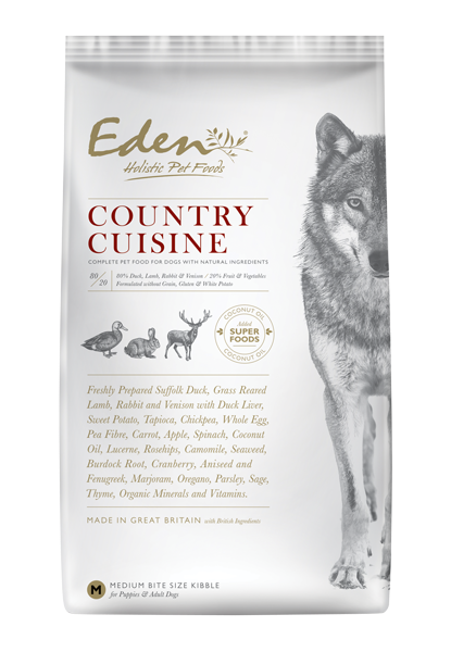 Picture of Eden Dog - 80/20 Country Cuisine Medium Kibble 12kg