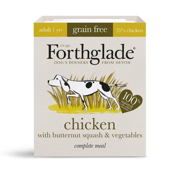 Picture of Forthglade Dog - Adult Complete Grain Free Chicken with Butternut Squash & Vegetables 395g
