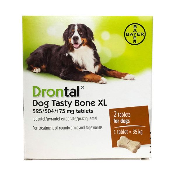 Picture of Drontal Plus XL for Dogs 2 Pack