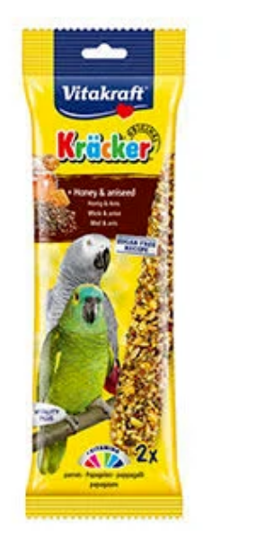 Picture of Vitakraft Parrot African Stick Honey 2 Pack
