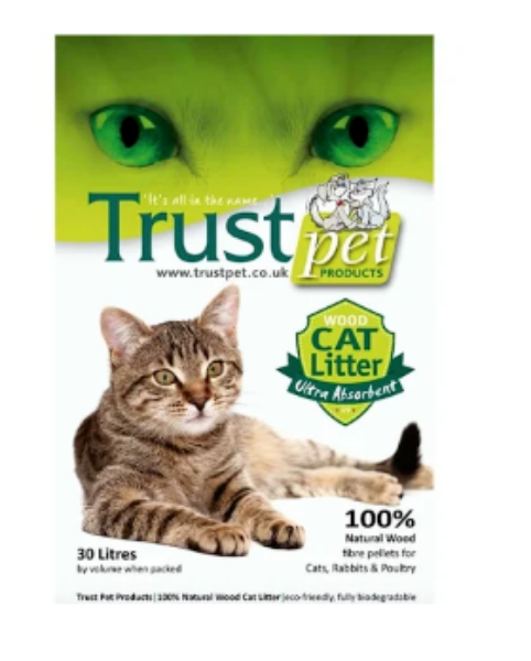 Picture of Trust Pet Natural Wood Cat Litter 30L