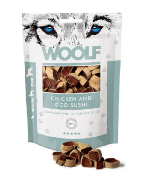 Picture of Woolf Chicken and Cod Sushi 100g