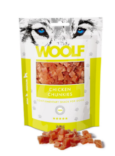 Picture of Woolf Chicken Chunkies 100g