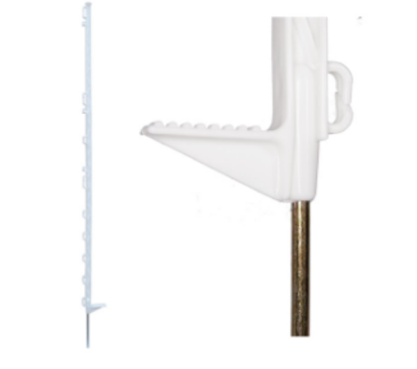 Picture of Electric Fence Post White 53" (long)