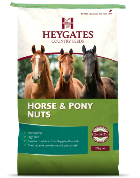 Picture of Heygates Horse & Pony Cubes ( nuts ) 20kg