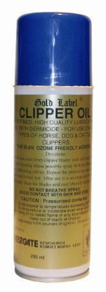 Picture of Gold Label Clipper Oil Aerosol 200ml