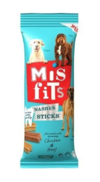 Picture of Misfits Nasher Stick Chicken / Beef 270g