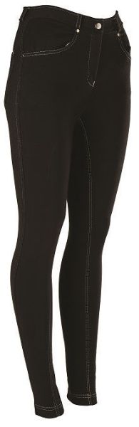 Picture of Legacy Ladies Contrast Stitching Jods Black / Grey