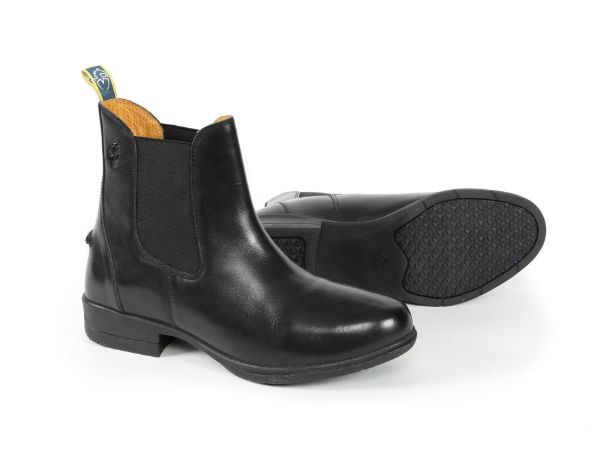 Picture of Shires Lucilla Leather Jodhpur Boots Black