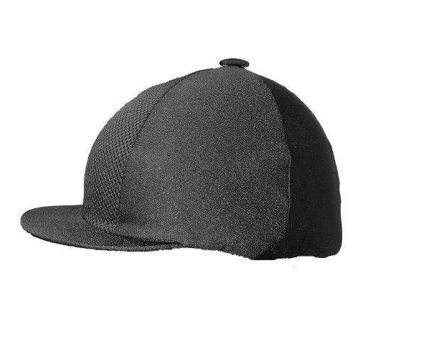 Picture of Spartan Lycra Vented Hat Covers Black