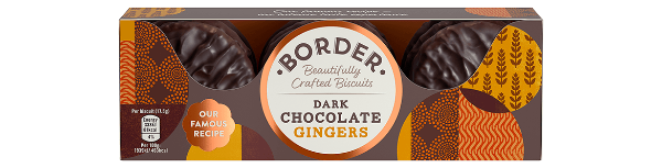 Picture of Border Dark Chocolate Gingers 150g