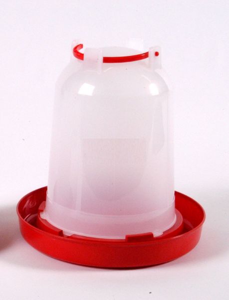 Picture of Stockshop Chicken Drinker Red / White 3L